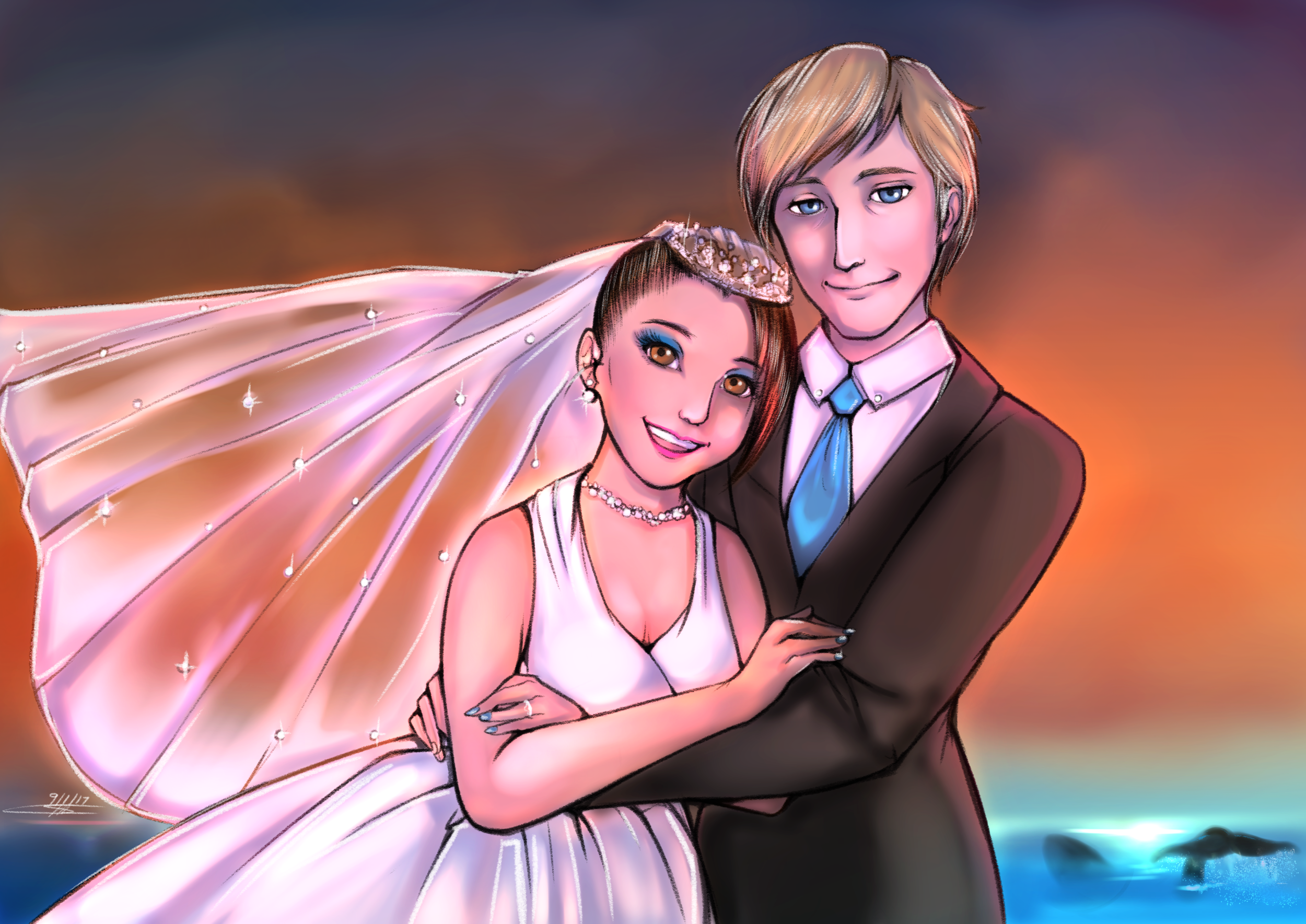 Wedding Card "Thank You"