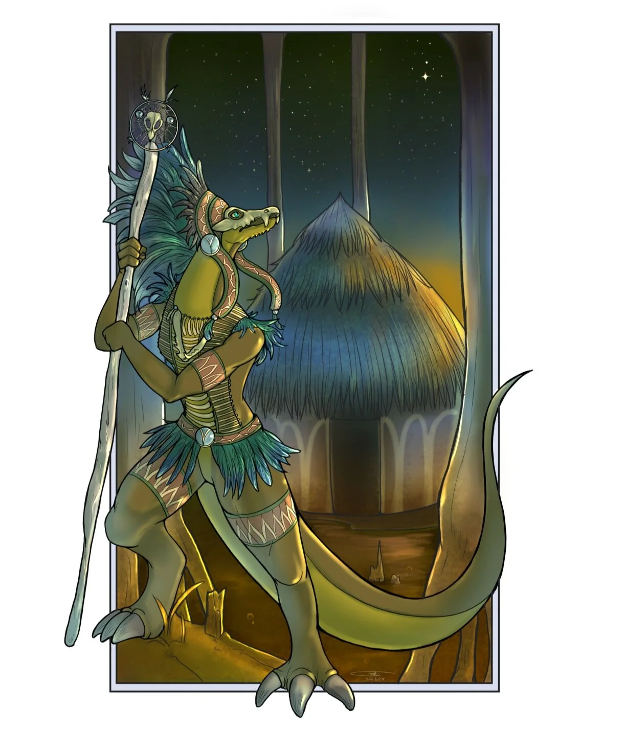 Lizardsfolk of the Plateau City