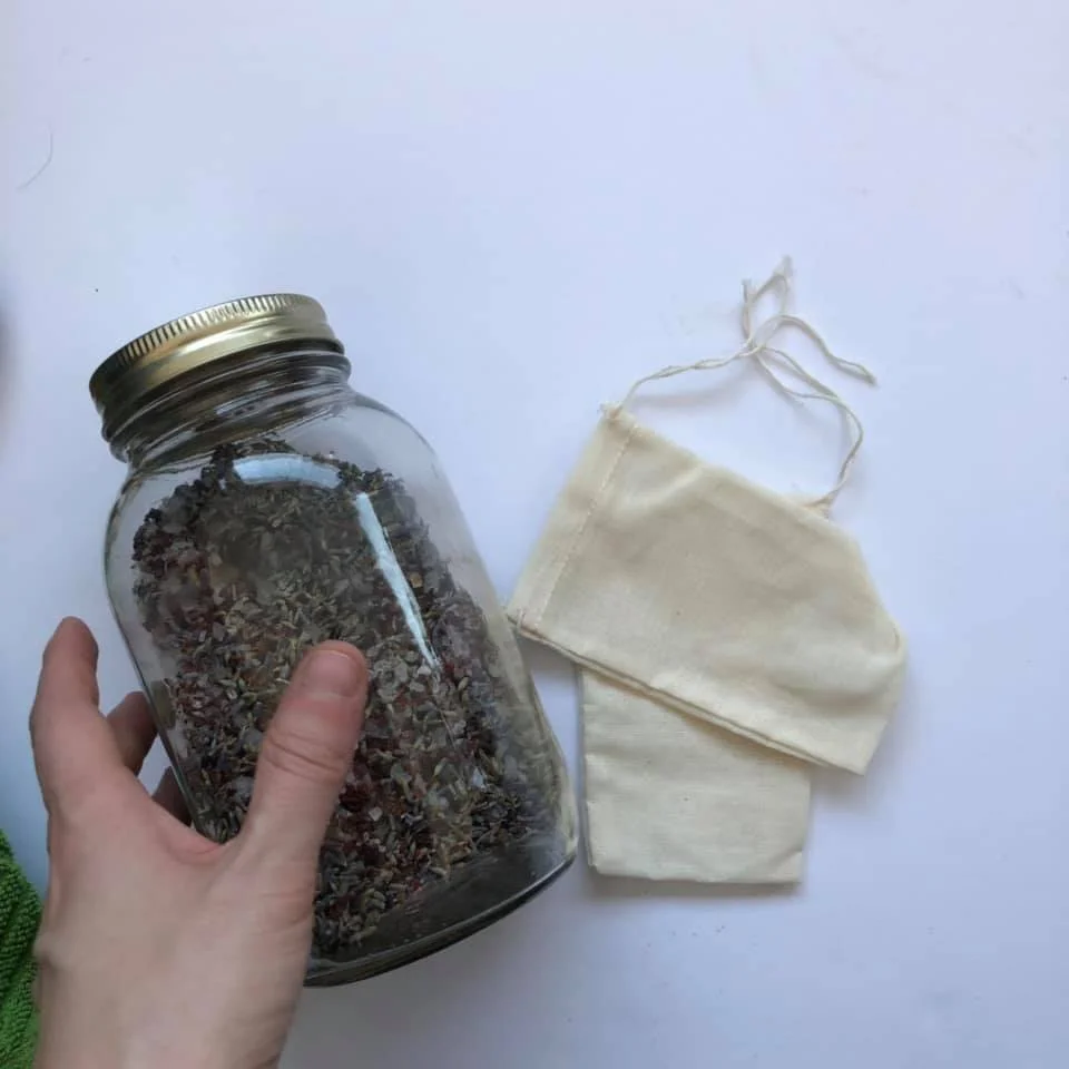 Place a scoop into a tea bag!
