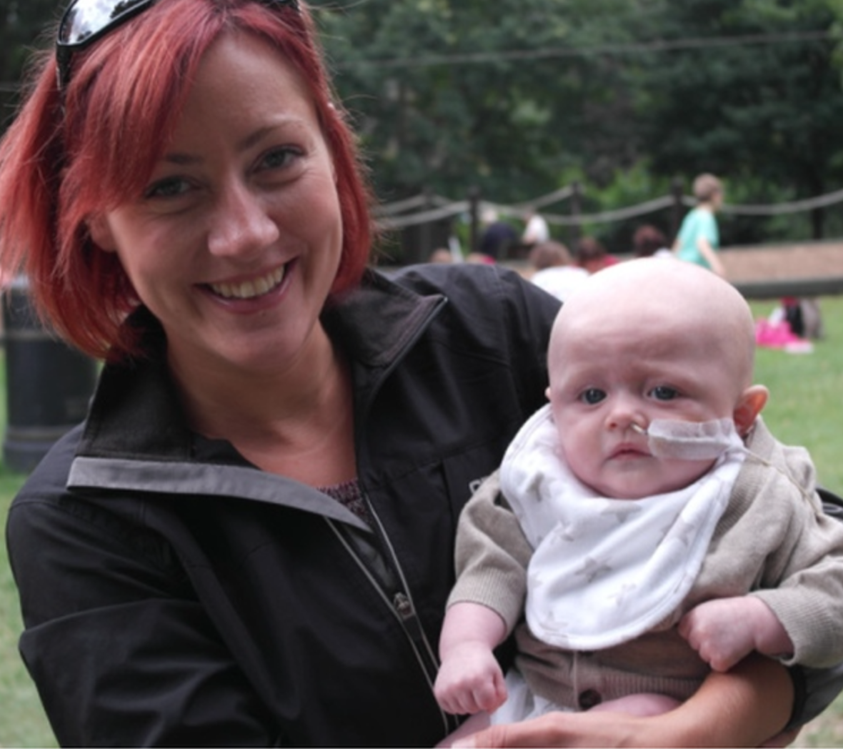 Julia Llewellyn & Brave nephew Dylan