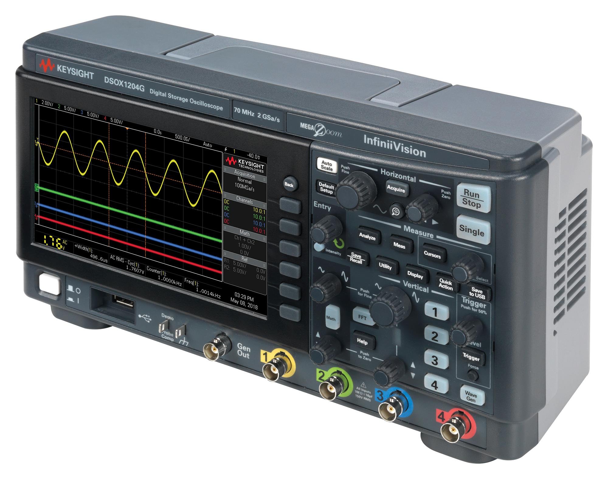 Keysight DSOX 1204G Digital Oscilloscope