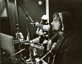 One of the few photographs from the Astral Weeks recording sessions.