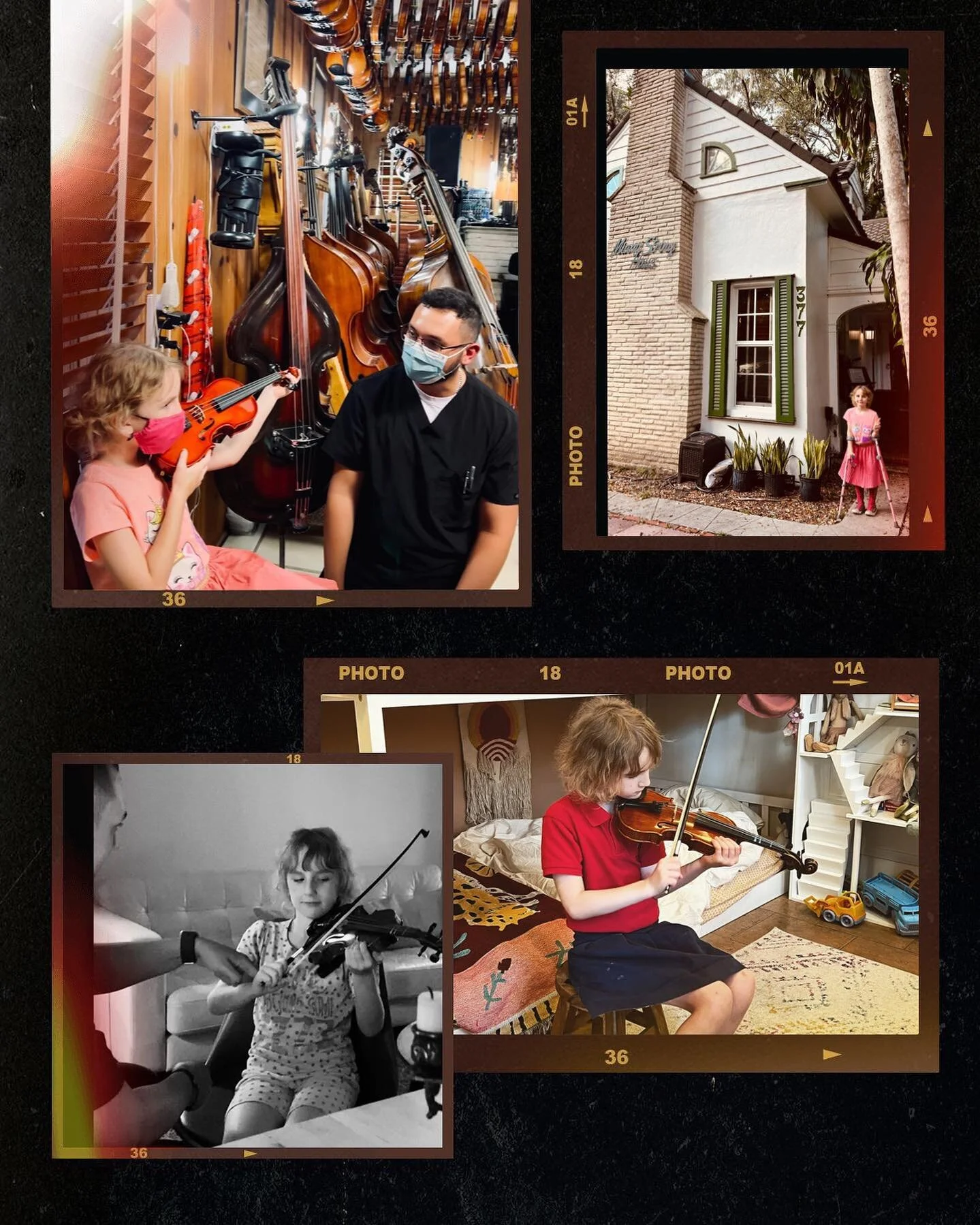 One year ago Z started on a journey to learn the violin 🎻 What an incredible experience it has been to see her love for music develop under the guidance of her talented and patient (😅) teacher, Matt from @neuromusictherapy 🎶 Thank you for your sup