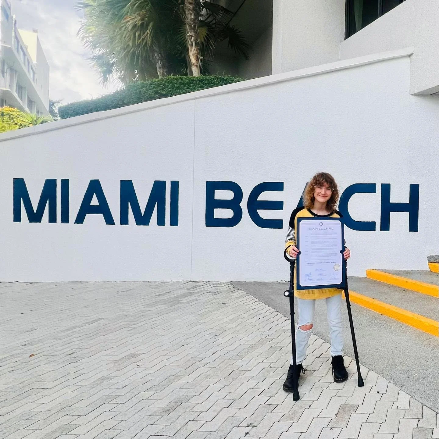 Yesterday was a very special moment as Miami Beach proclaimed September as Childhood Cancer Awareness Month.

We are so grateful to stand alongside Mystic Force Foundation, who have been part of our lives for more than 10 years. 💛

Thank you to the 