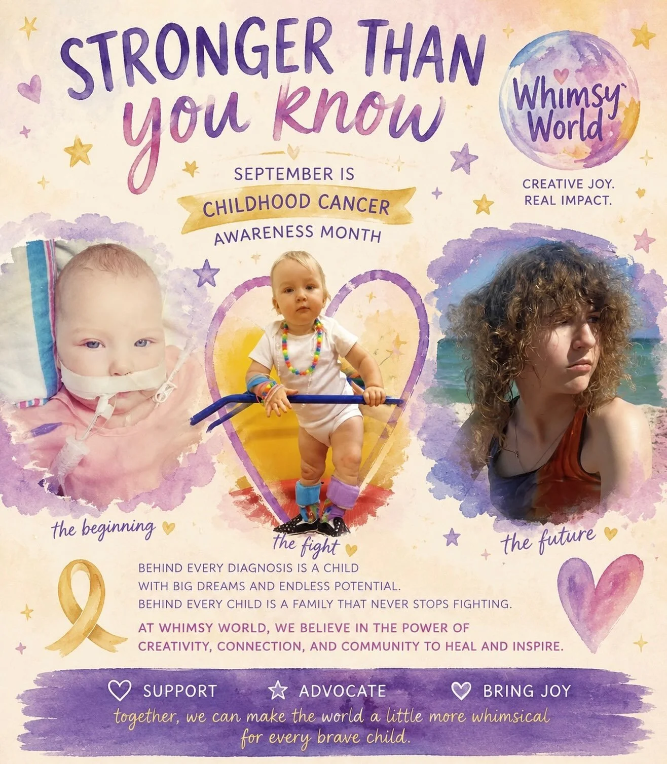 September is Childhood Cancer Awareness Month 💛🎗️💜

I will never forget Z&eacute;a&rsquo;s journey. I will never forget the fear, the uncertainty, the long days and nights, or the little girl who fought through more than any child ever should have