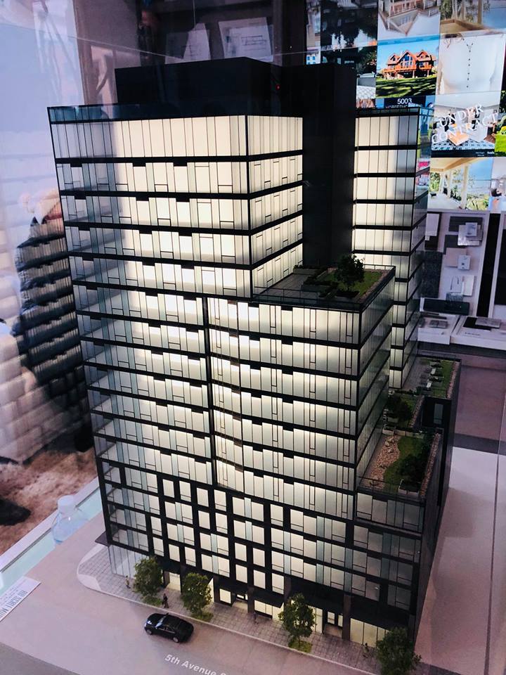 A model of KODA Condominiums was on hand at the Reservation Event