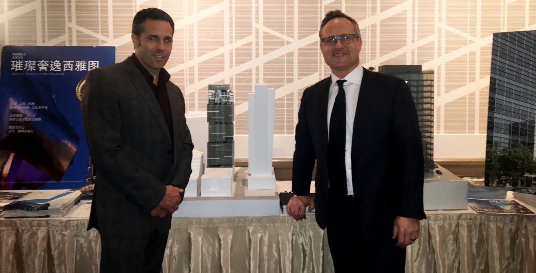 A pop-up showcase featured RSIR’s all-Mandarin Seattle Luxury Living Magazine, and projects including NEXUS and KODA.