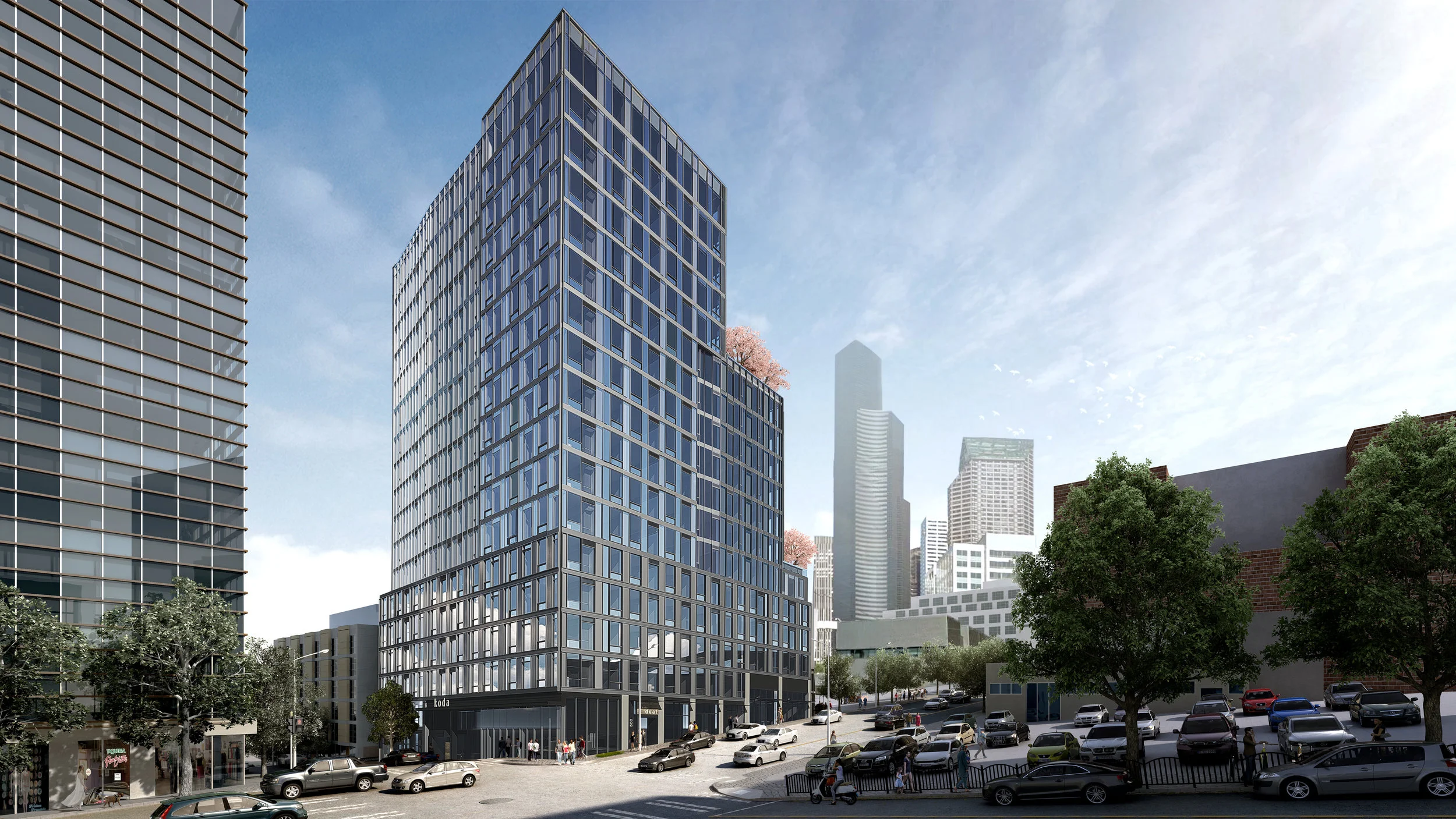 PICTURED ABOVE: KODA is a brilliantly conceived new condominium development at the intersection of Downtown Seattle, Pioneer Square and the Nihonmachi (Japantown) area that serves as the gateway to the eclectic and historic International District.