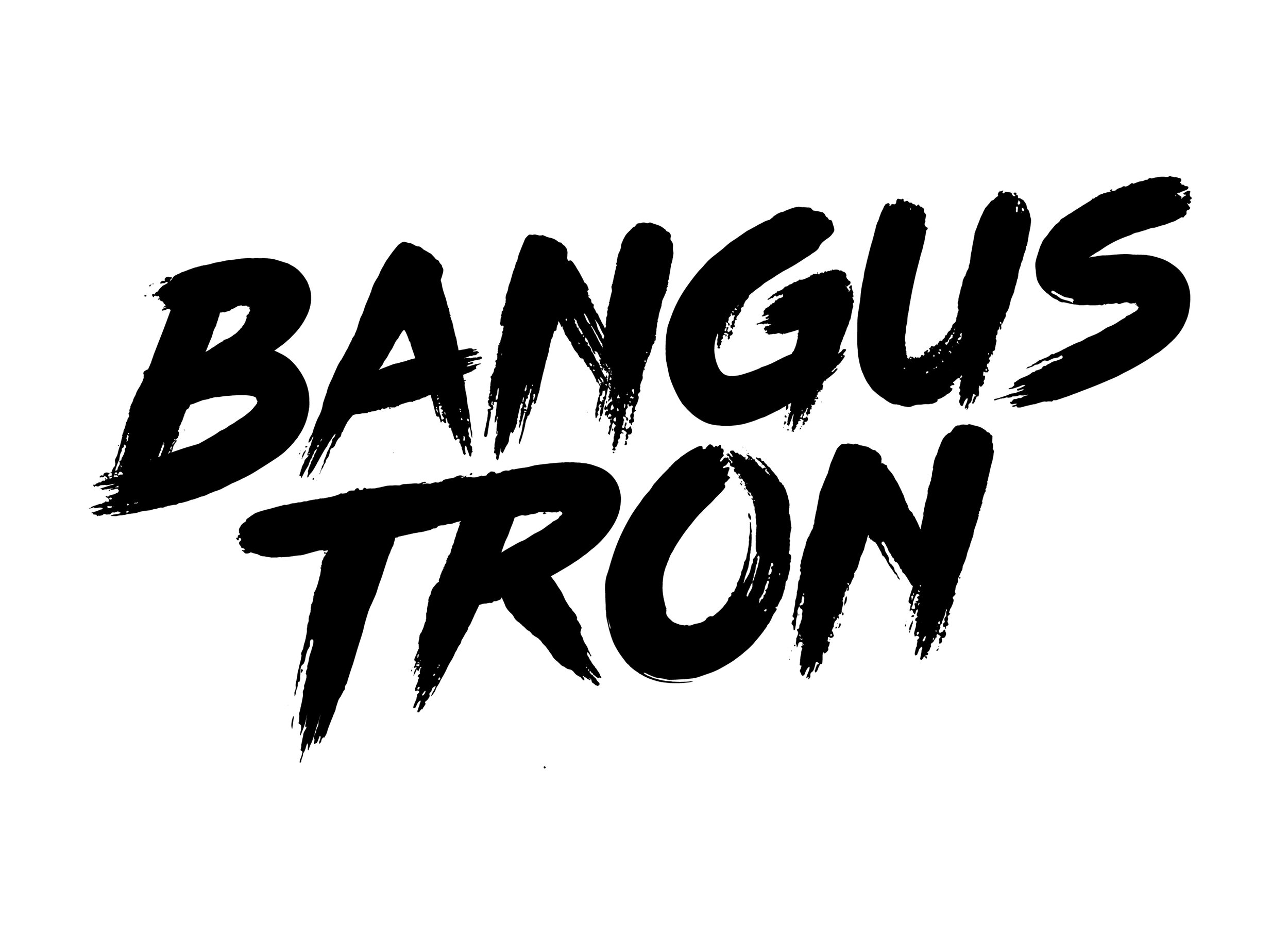  Logo for Oakland-based synth-pop and R&amp;B duo, Bangus Trons 