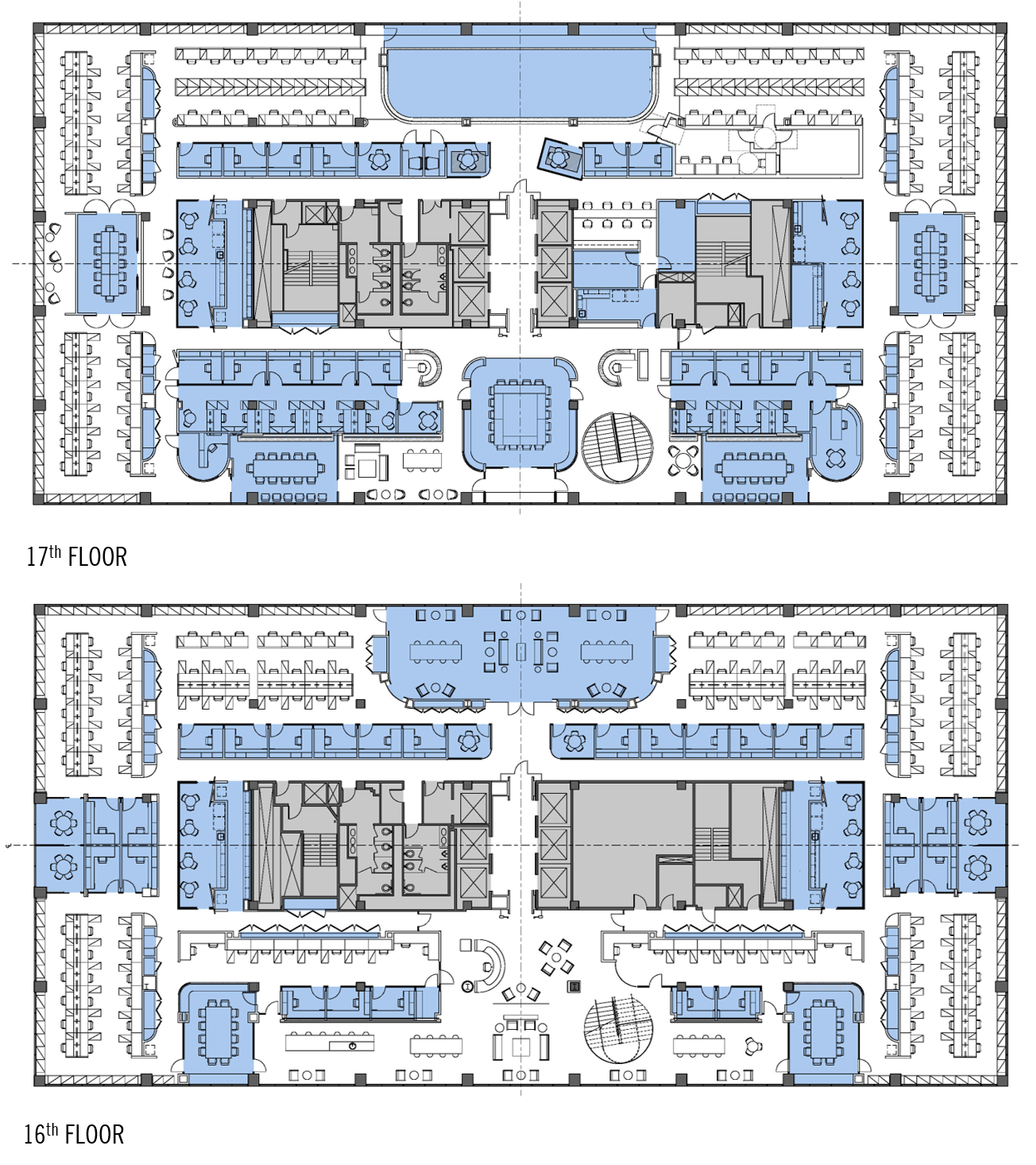 UCLA UNIVERSITY EXTENSION ADMINISTRATION HEADQUARTERS Less “open office” than a studio model the plans for UNEX place enclosed rooms strategically to create studio spaces capable of accommodating 18-20 occupants in a room with definition, daylight and view.