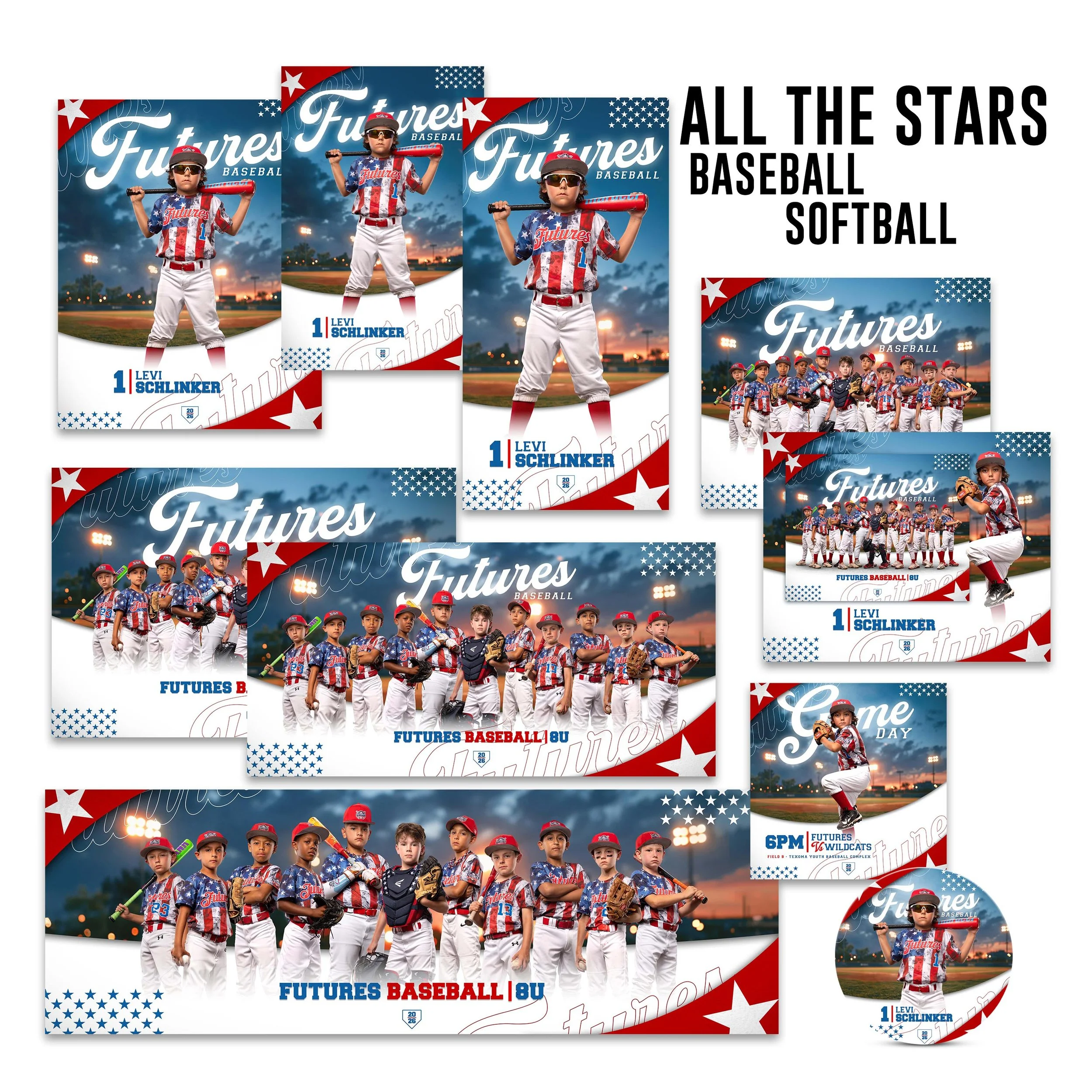 ALL THE STARS BASEBALL-SOFTBALL
