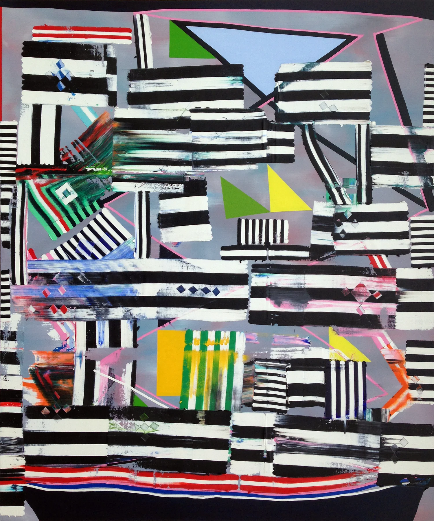 AMoCA Collection | Earthship , oil on canvas, 100”x84”, 2015