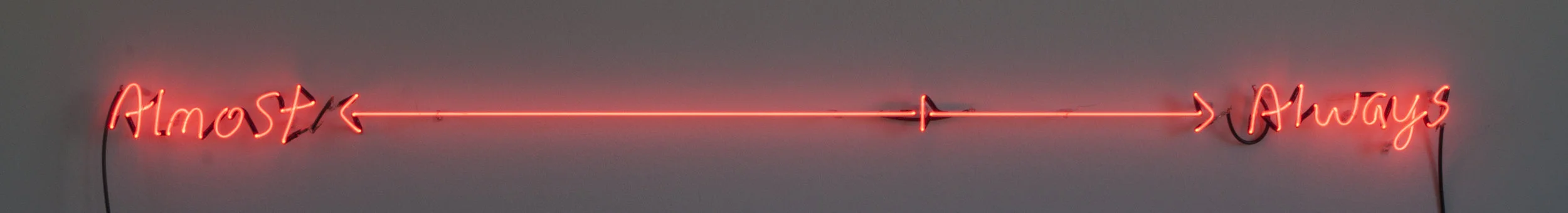 AMoCA Collection | Almost-Always, 2017, neon, 7" x 92" x 2"
