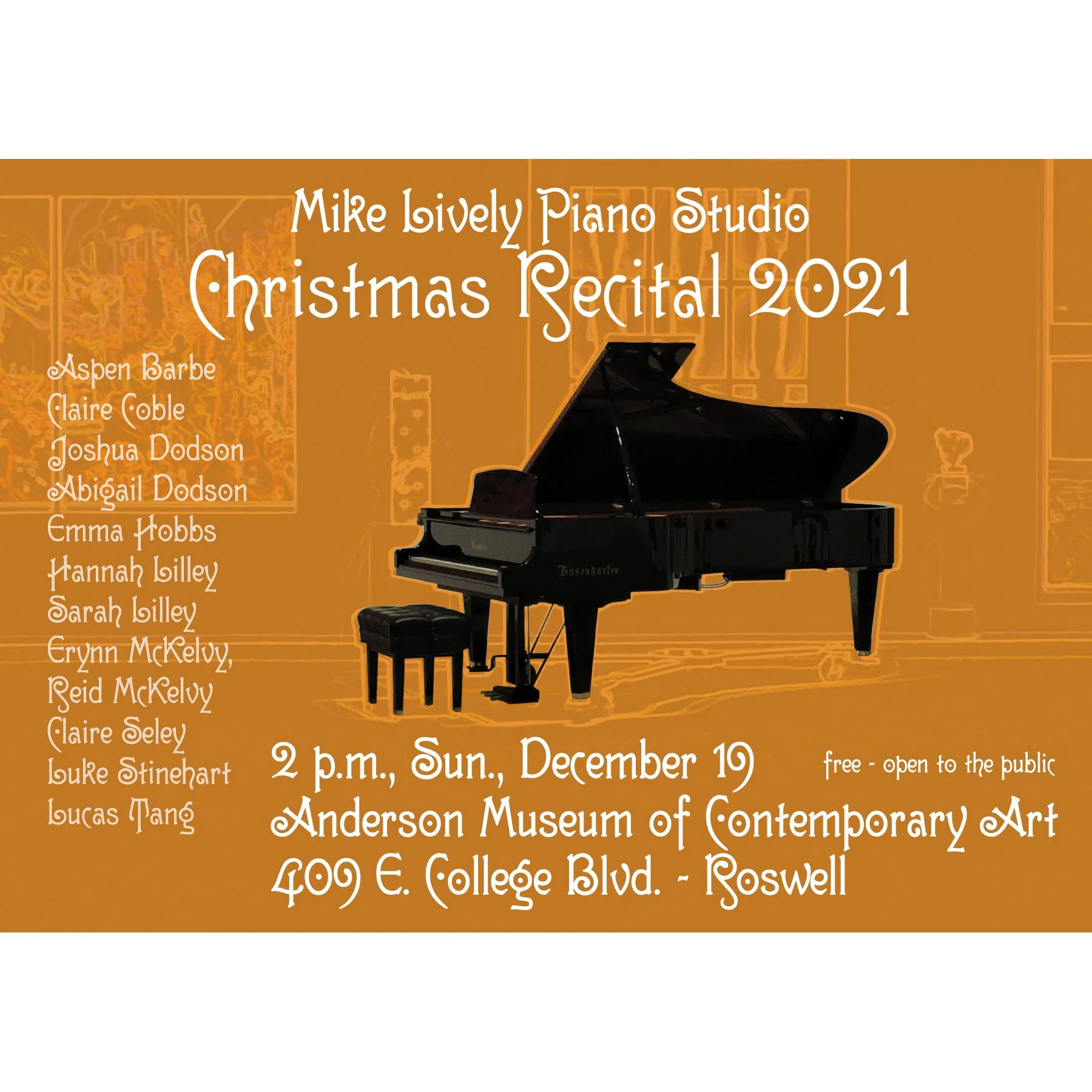 Christmas Recital 2021