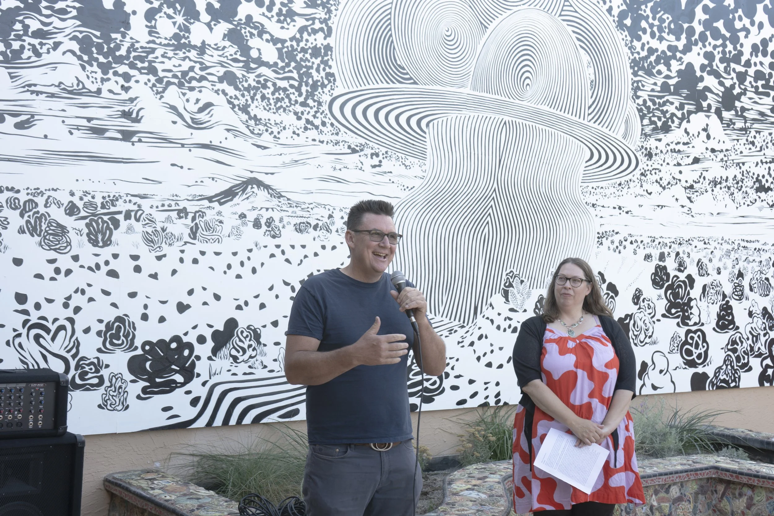 Roswell Museum Mural Dedication — Larry Bob Phillips, (RAiR 2009-10), RAiR Program Director