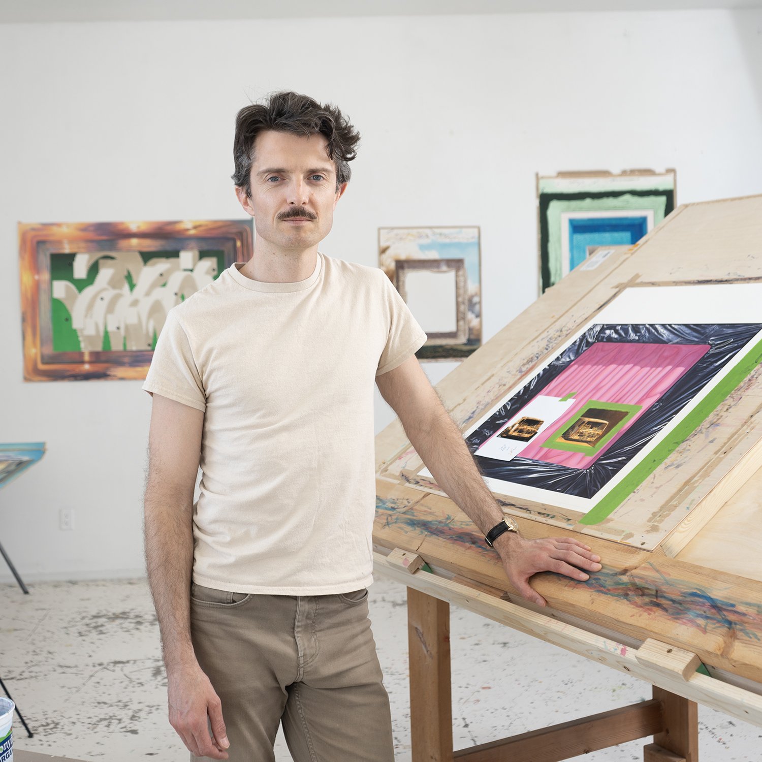 Welcome Tristram Lansdowne (RAiR 2024-25)

Tristram Lansdowne&rsquo;s practice is focused on how representational space is deployed in various fields including painting, landscape and architecture. A deep focus on watercolour painting anchors his mul