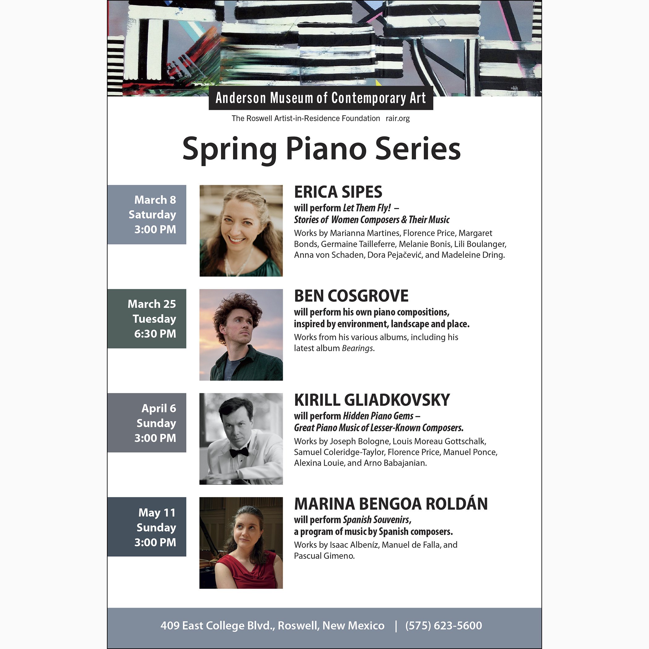 AMoCA Spring Piano Series