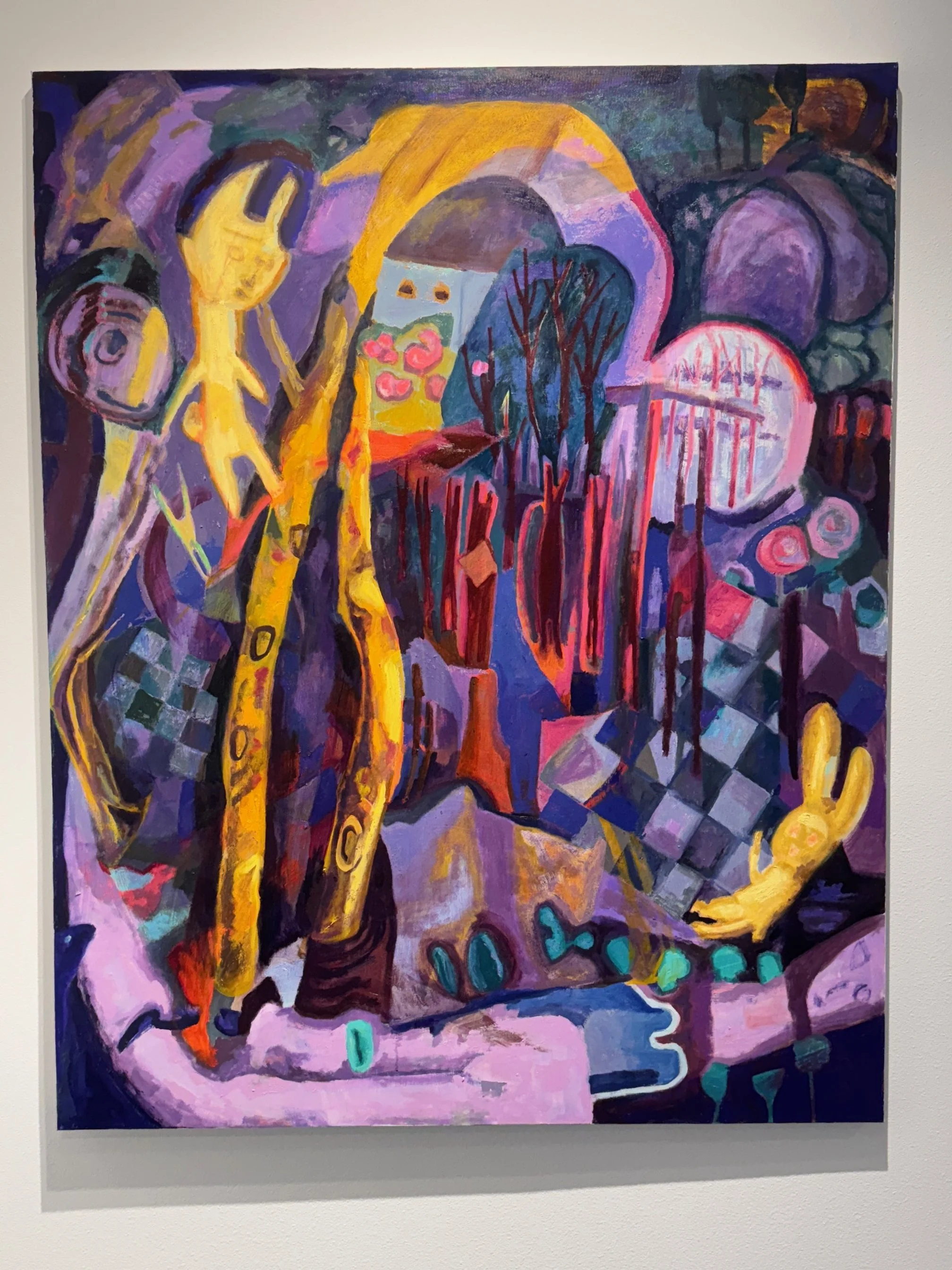 14. Golden Bunnies, oil on canvas, 48x60,($8000), $4000