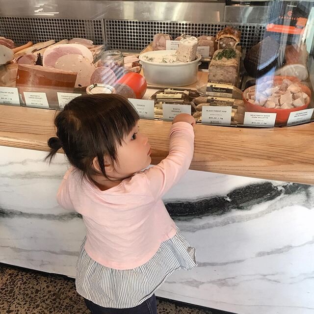 Making her selection. @meatsmith_melb 
#charcuterie #butcher #melbourne #localbusiness #terrines #salami #pancetta #jamon #allthegoodthings