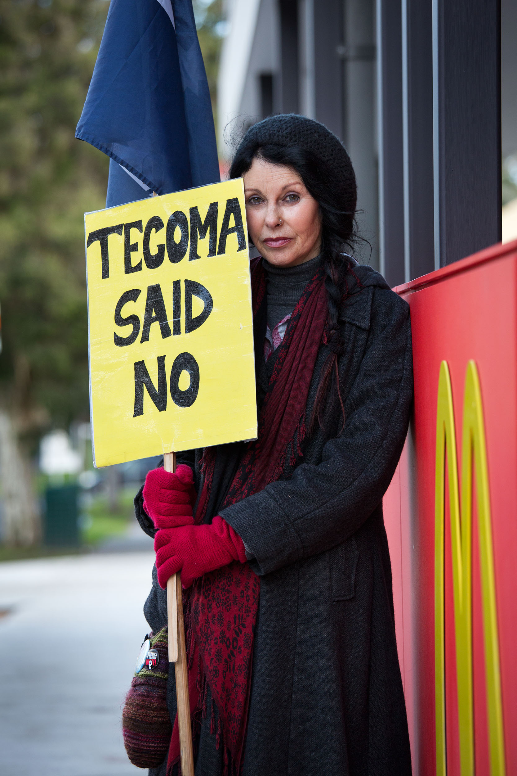  Week 29: Marcia, Tecoma, VIC
Tecoma’s controversial McDonalds is now a reality, but a dedicated group of locals, including Marcia, continue to protest. 