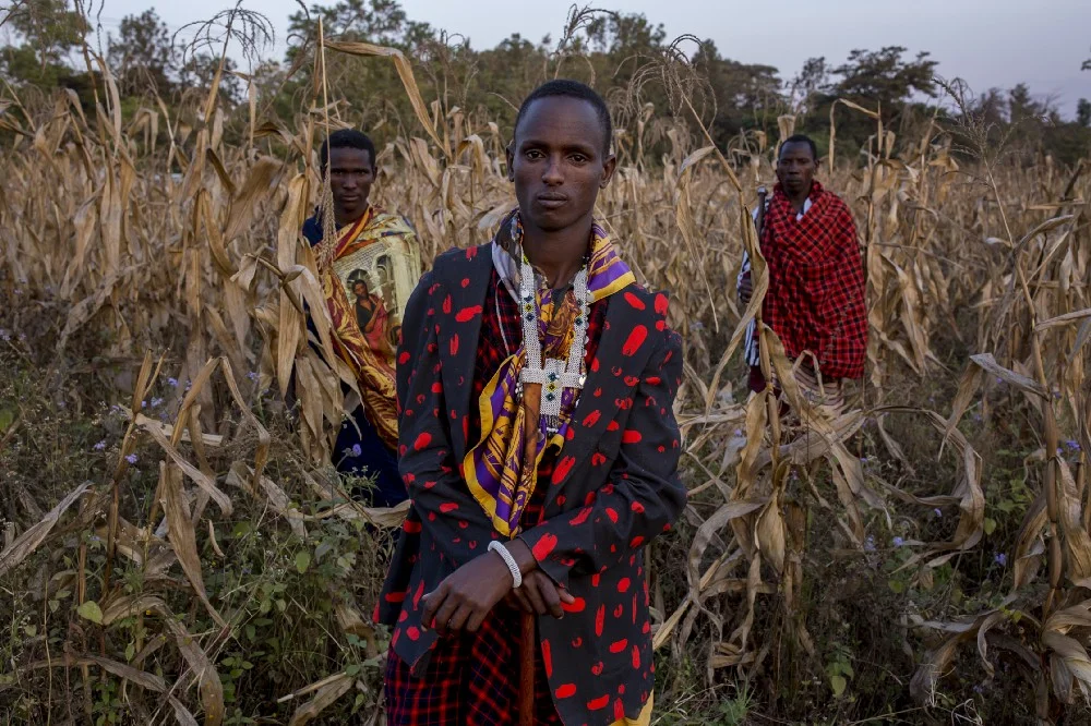 Maasai prints meet Nigerian-European hybrid fashion. Photo: Christian Rodriguez