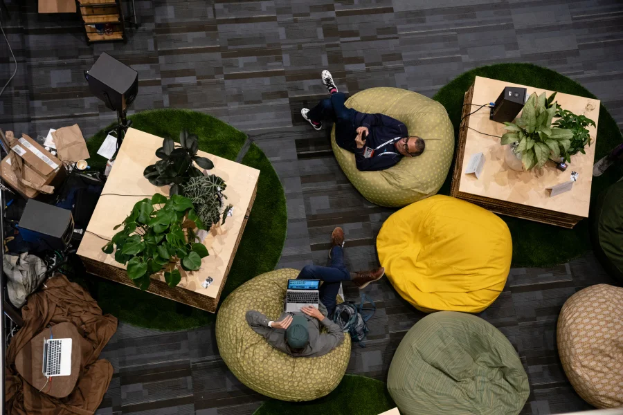 Data Garden Quartet at TED2019: Bigger Than Us. April 15 – 19, 2019, Vancouver, BC, Canada. Photo: Marla Aufmuth / TED