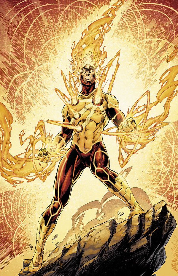 The nuclear superhero Firestorm.