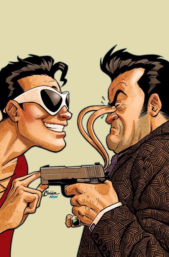 Plastic Man #1 variant by Amanda Conners.