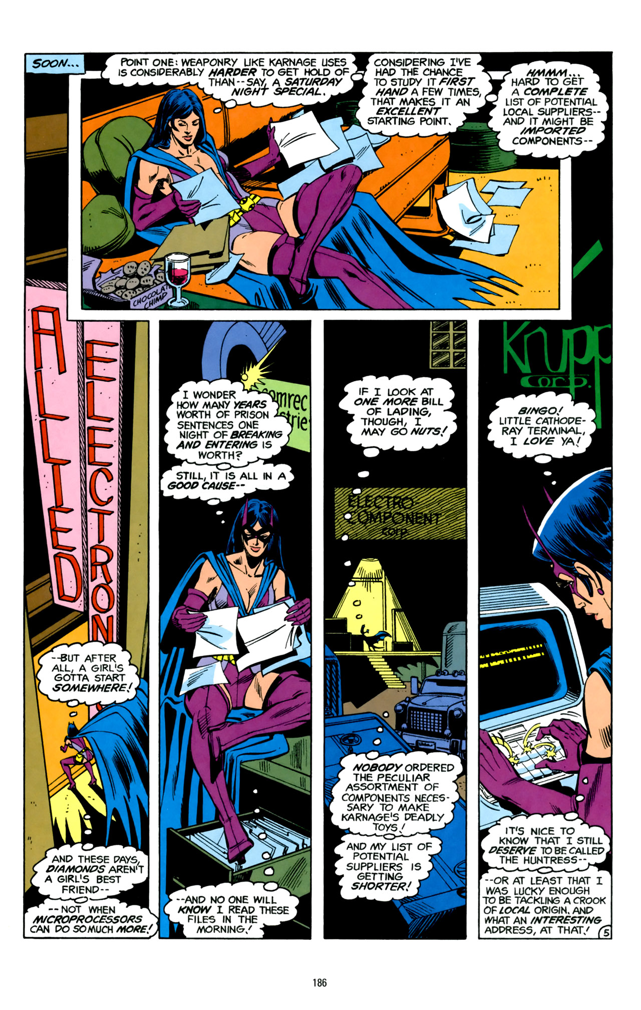 One more classic Huntress panel for the road...