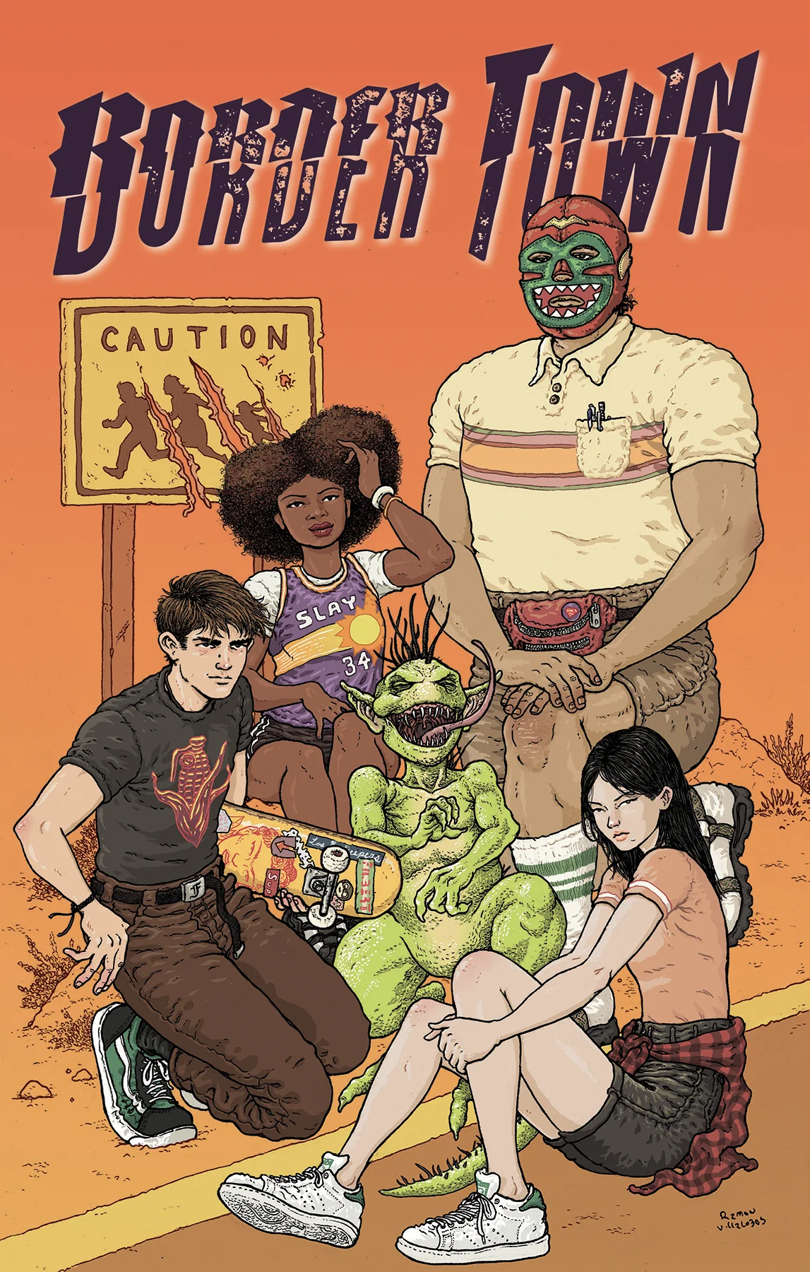 Border Town #1 is available Sept. 5, 2018.