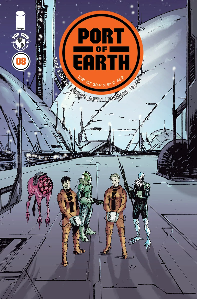 Port of Earth #8 came out this Wednesday.