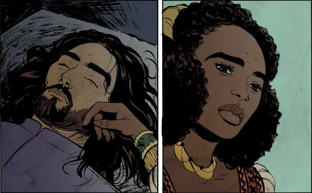 The beautiful people (art by Leila Del Duca from Sleepless #7 ).