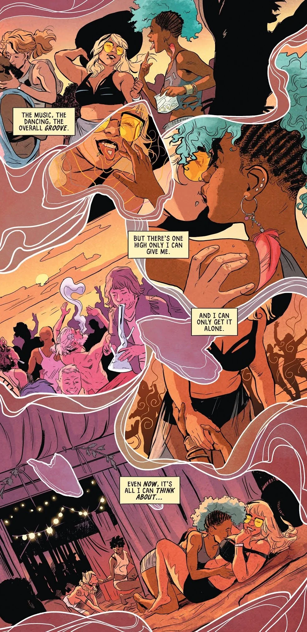 This book may be about death, but, WARNING, it’s going to do things to your pulse. (Art by Nick Robles.)