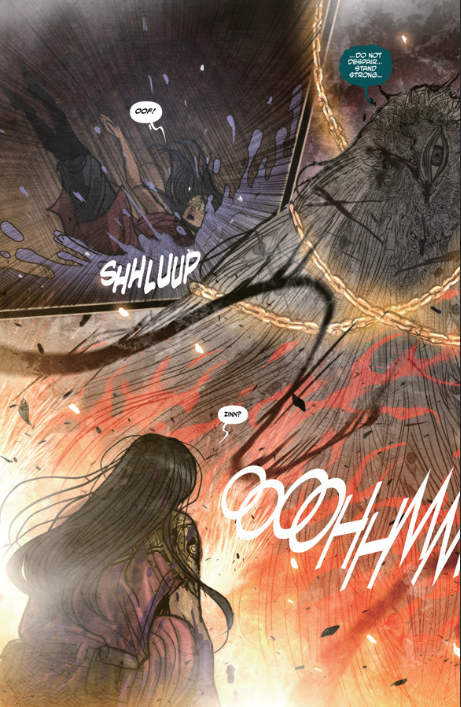 From Monstress #18. Artwork by Sana Takeda.