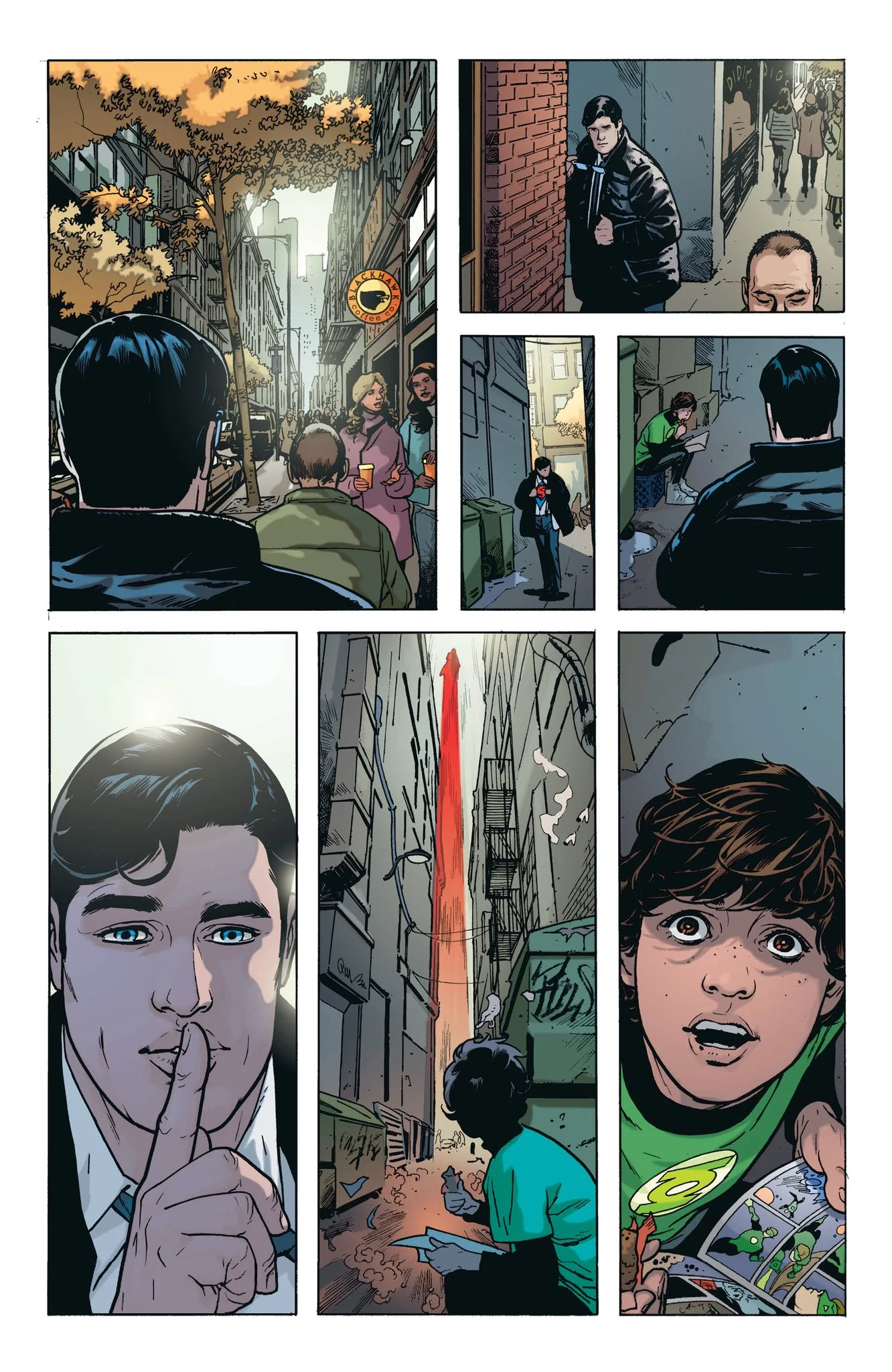 This gem by Ryan Sook and Brad Anderson from Action Comics #1006 is quite possibly the comic book page of the year.