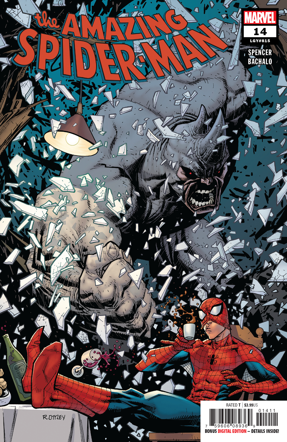 AMAZING SPIDERMAN #13 STAN LEE TRIBUTE COVER A MARVEL 2019 STOCK IMAGE