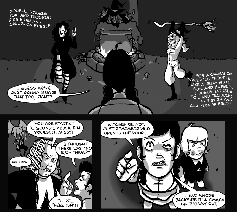 From Witch Hunt by The Stewart Bros. and Caroline Autopsy.
