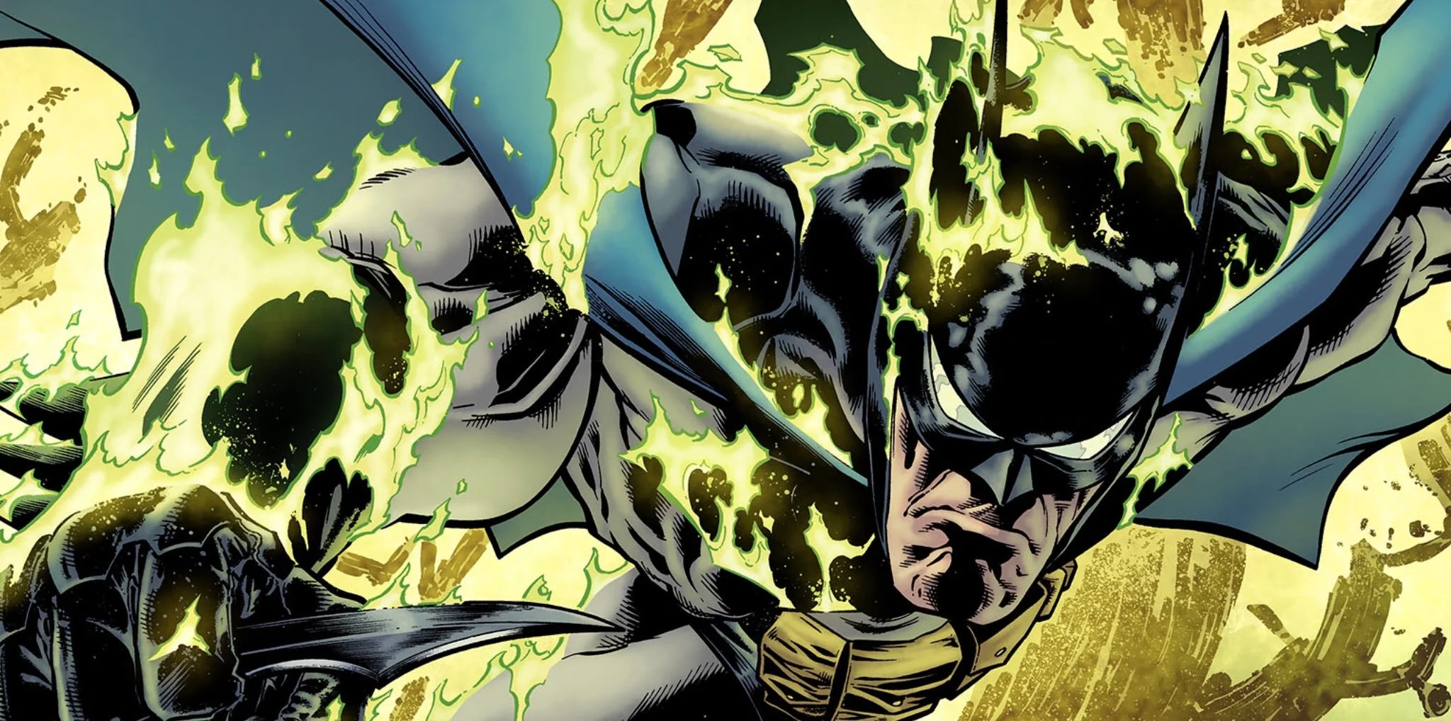 It is a rare art team that can get Batman’s lenses so right.