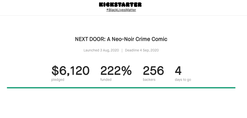 Kickstarter Comics Tips: Aim Big for the Last Week