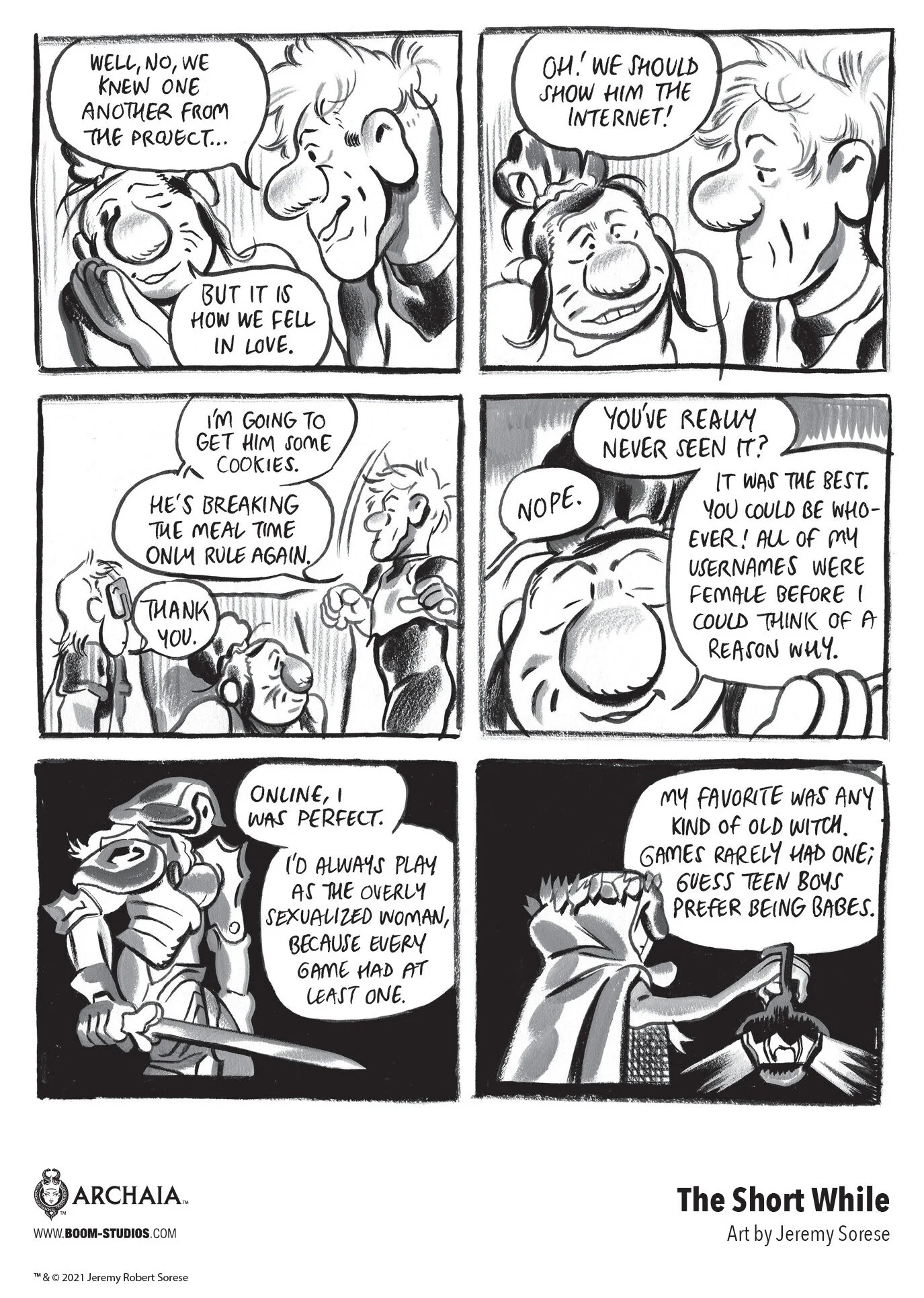 EXCLUSIVE PREVIEW The Short While by Jeremy Sorese — Comics Bookcase