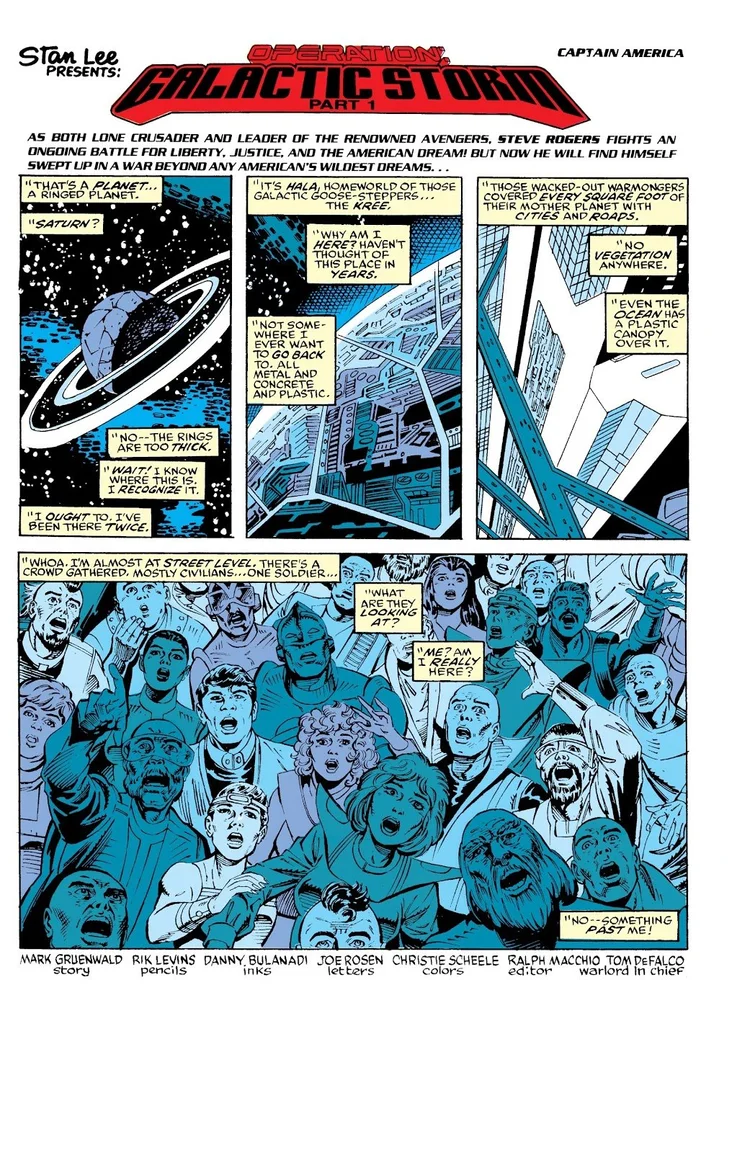 Classic Comic of the Week: Avengers - Operation Galactic Storm — Comics ...