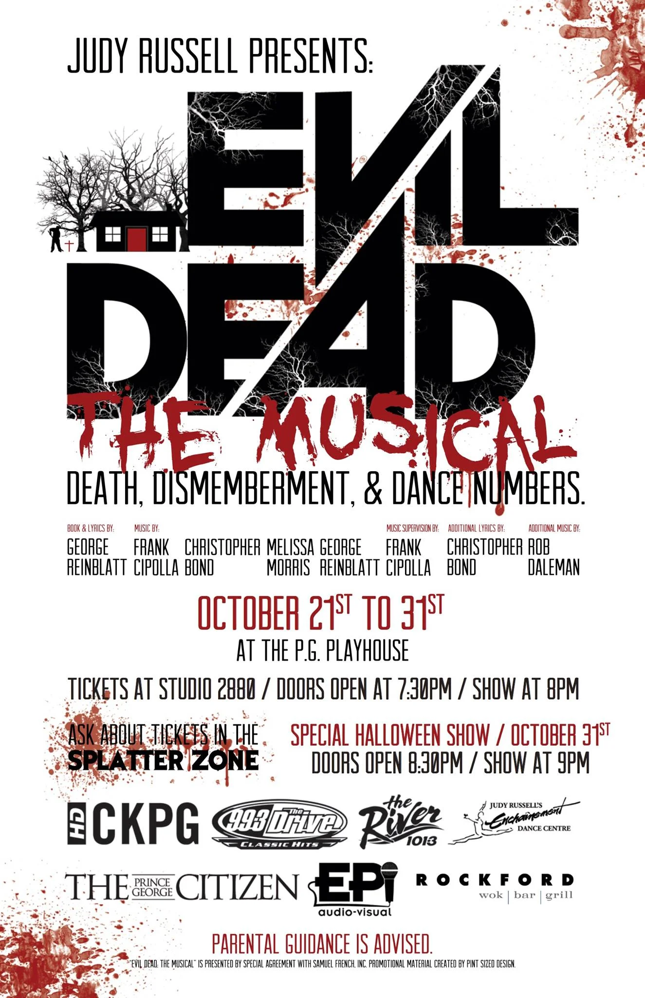 DEATH. DISMEMBERMENT. DANCE NUMBERS.