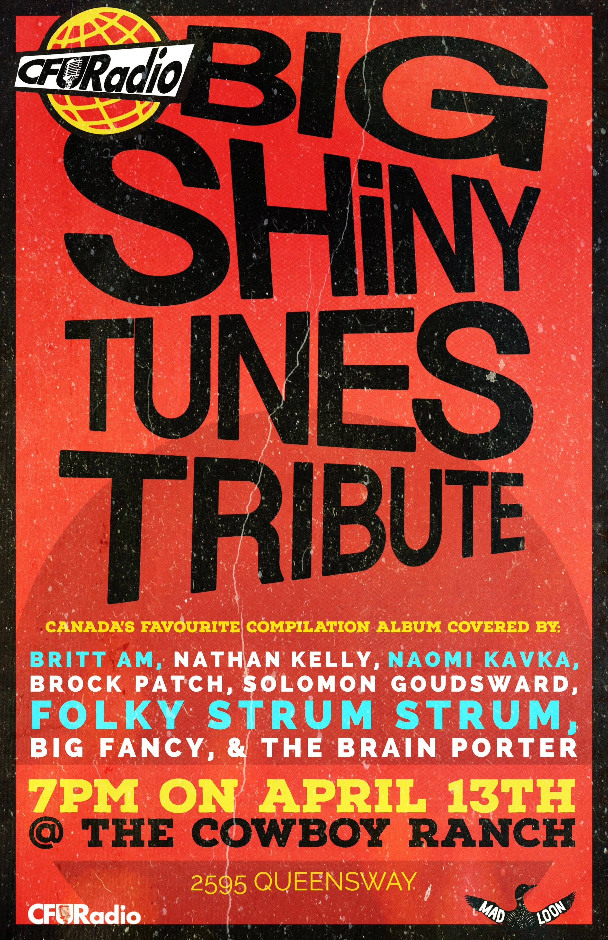 CFUR's Big Shiny Tunes Tribute - 13 April, 2019