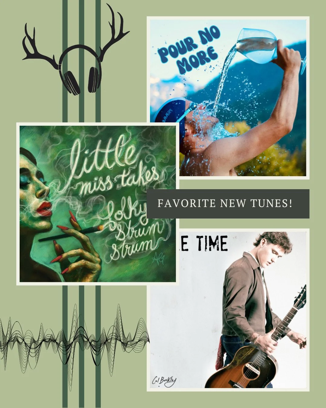 Some of our favorite new music added to CFUR this week, check it out!!
@the.zummers - Pour No More
@folkystrum - Little Miss Takes
@calbuckley - More Time