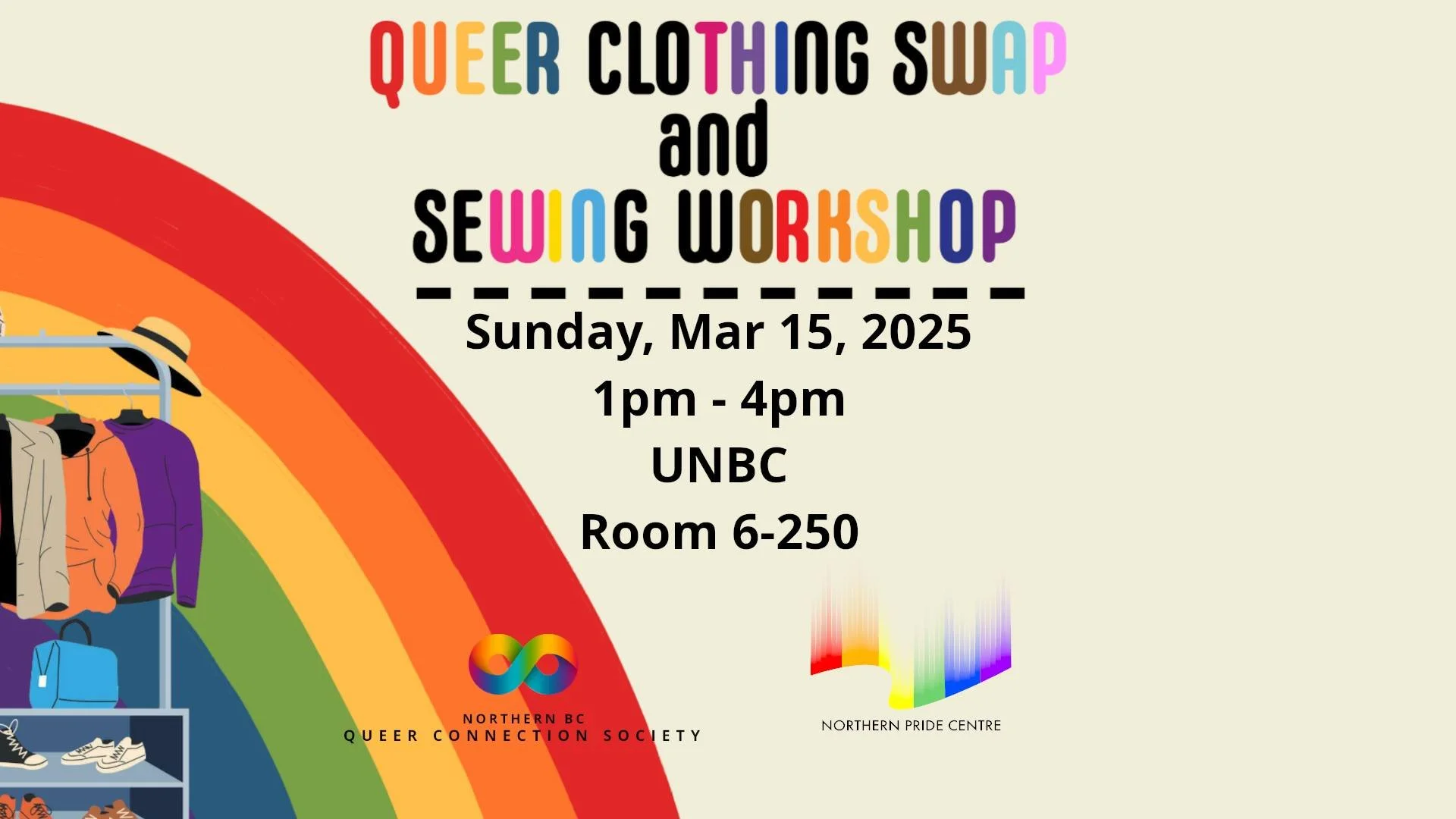Queer Clothing Swap Returns to UNBC Campus