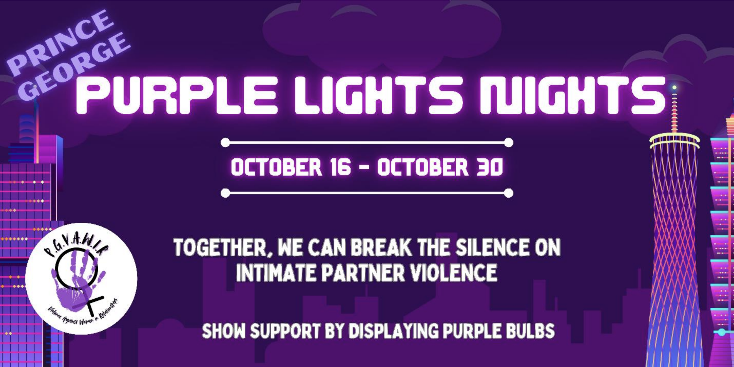 Purple Lights Nights brings healing and Intimate Partner Violence awareness to Prince George–Lheidli T’enneh