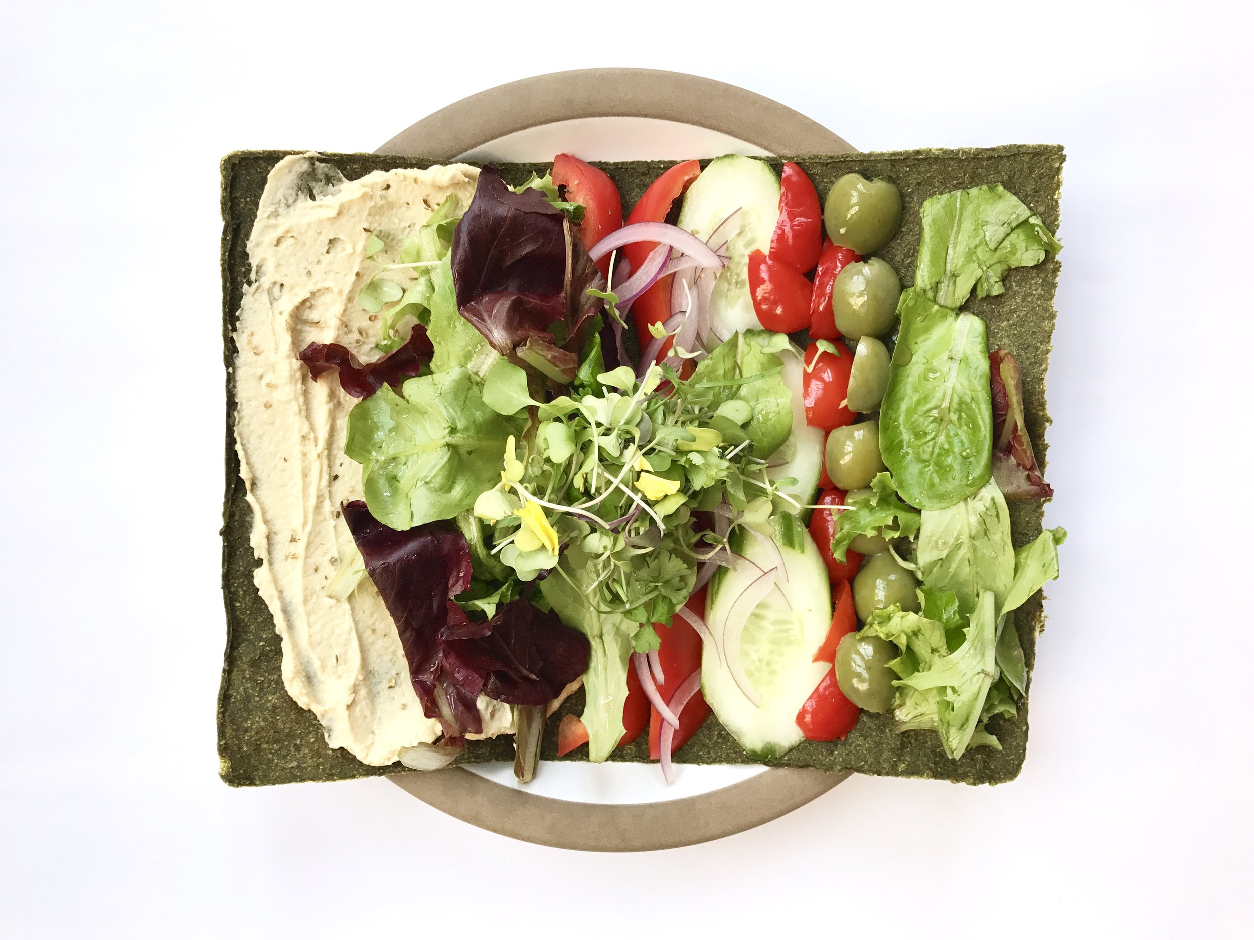 Mediterranean Veggie Wrap - Healthy World Cuisine