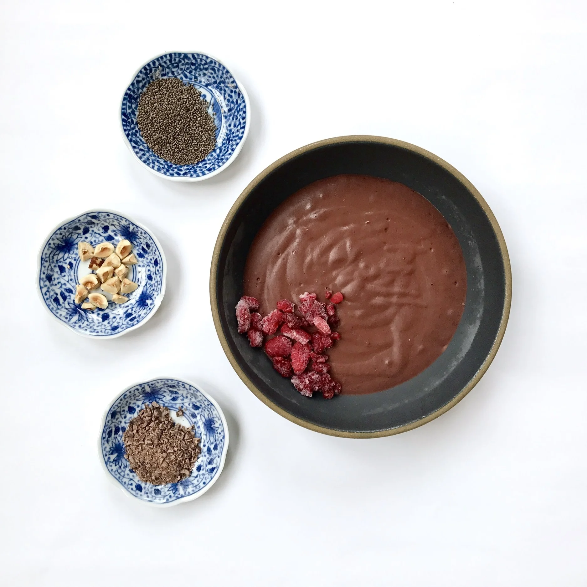 CHOCOLATE HAZELNUT RASPBERRY BOWL