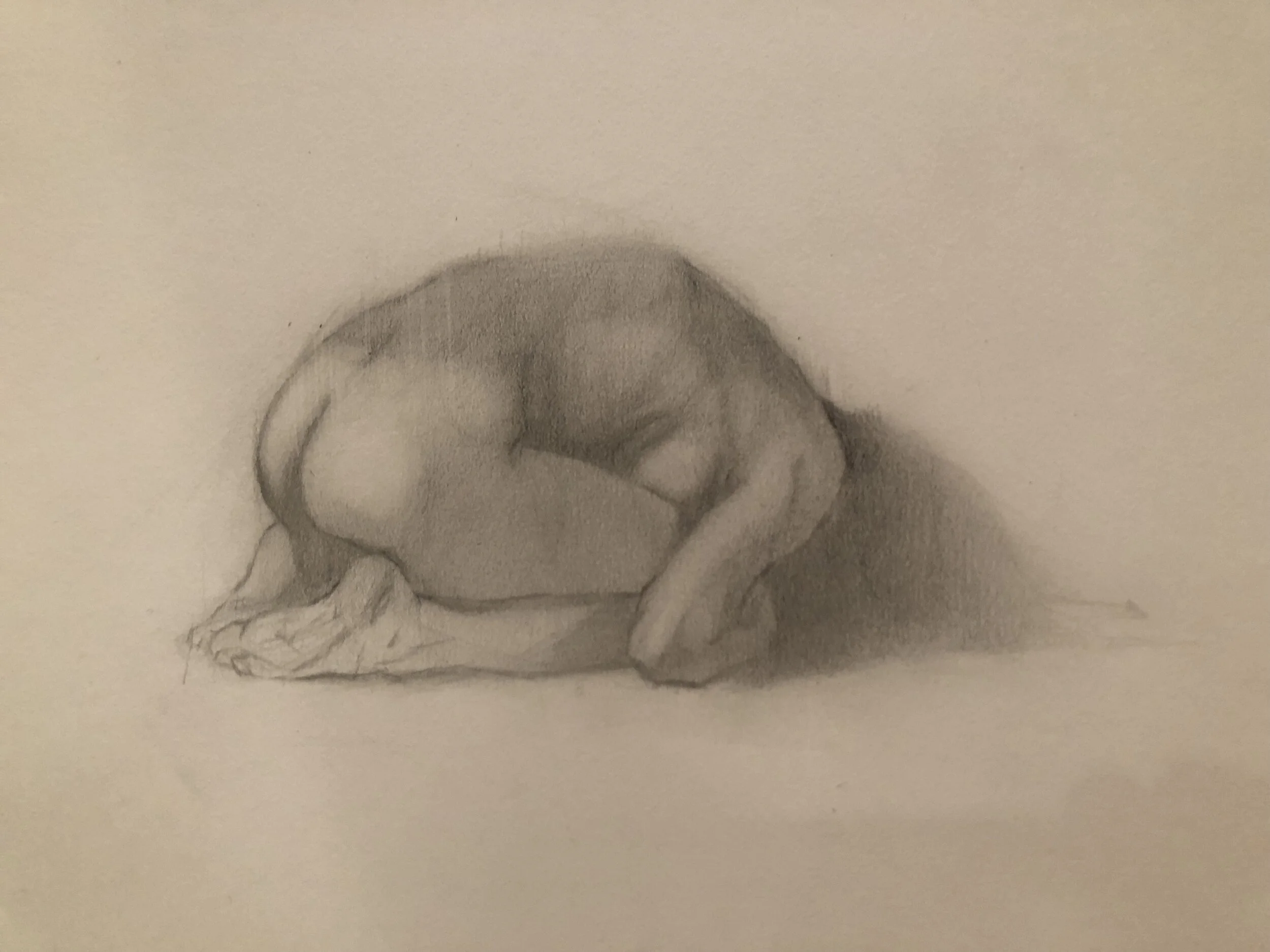Figure Bent Over