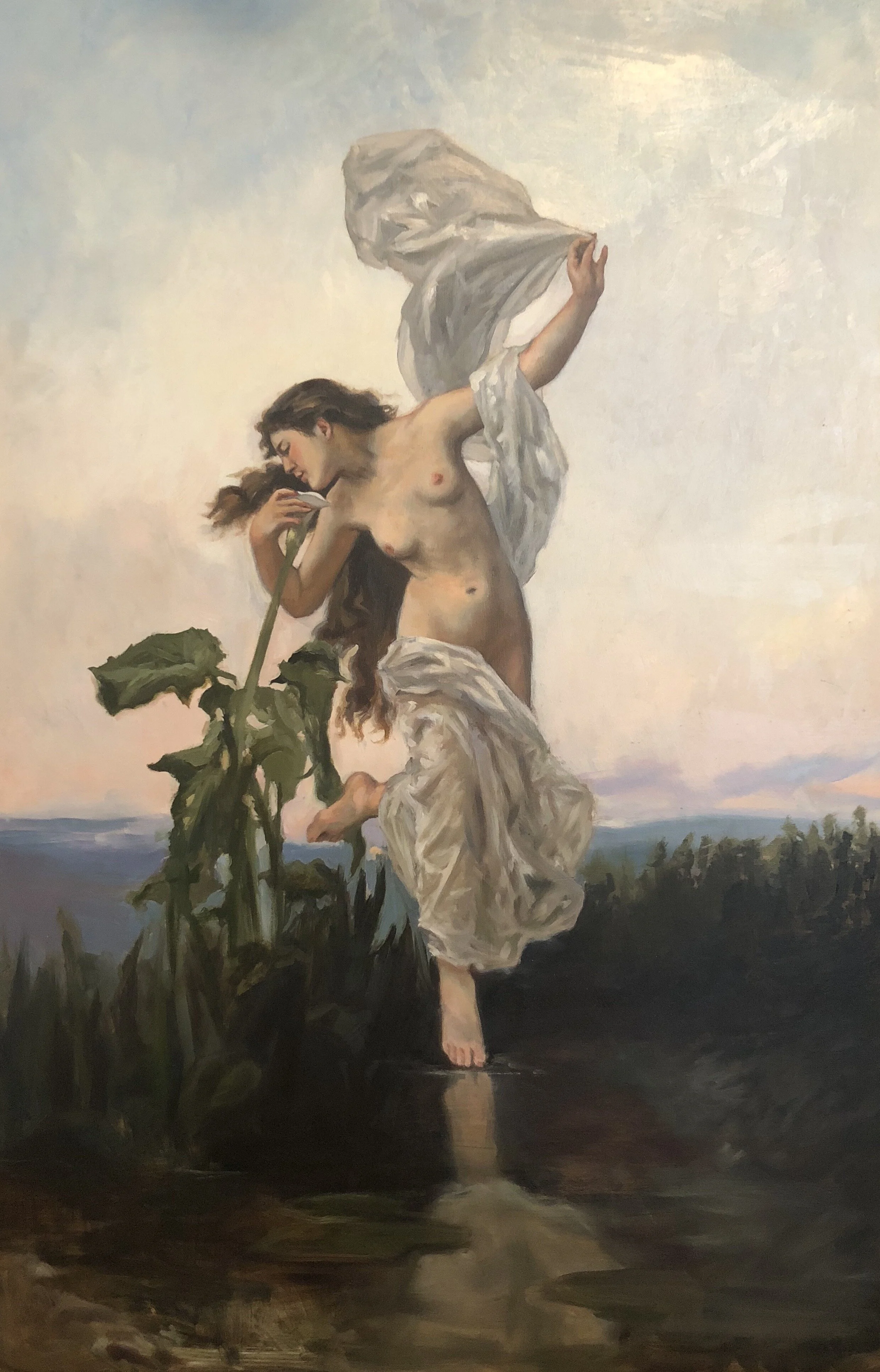 Dawn, mastercopy after Bouguereau 